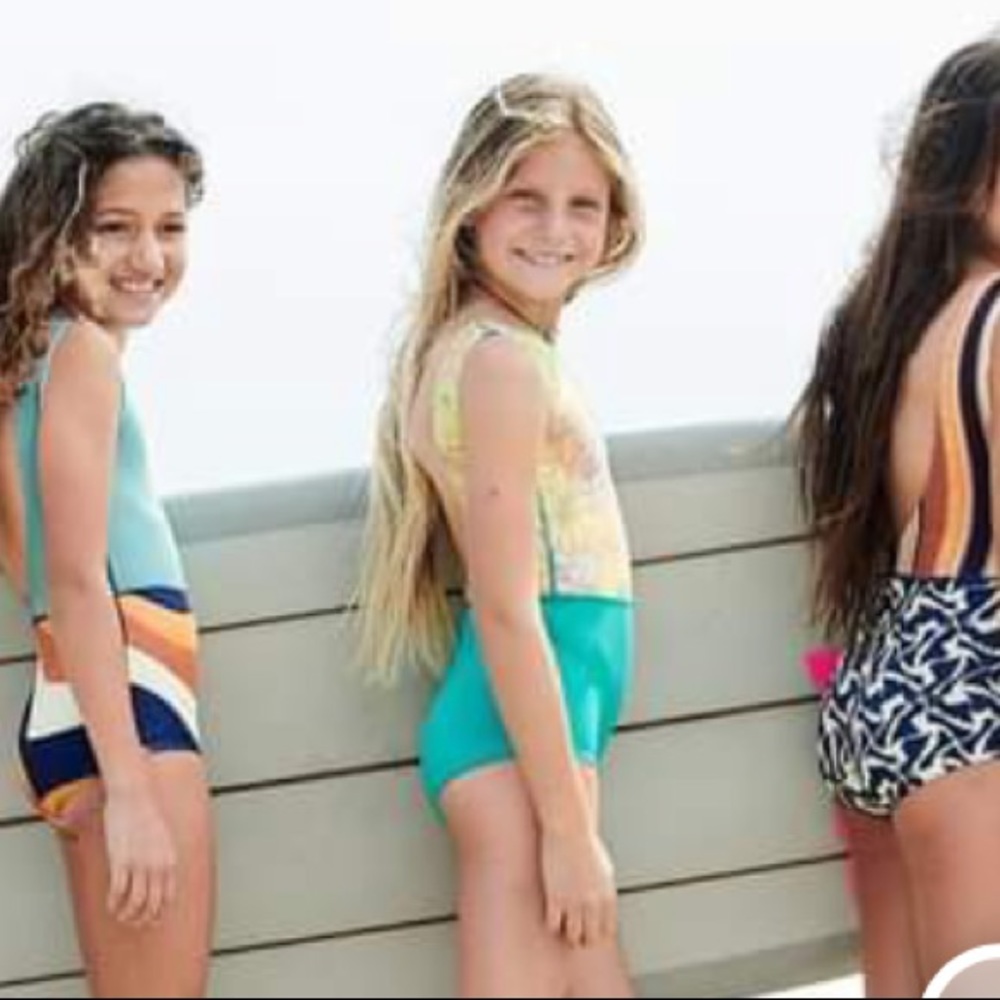 Seea Girls Lido C-Skin One Piece Swimsuit Surfsuit Neonita Sz 12 NEW